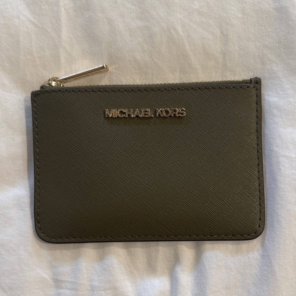 Michael Kors Olive Key & Card Holder